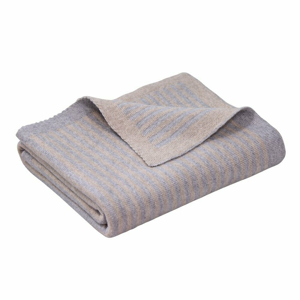 D'Lux CooCoo Reversible Cotton Knitted Baby Blanket