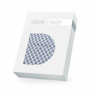 D'Lux Cradle Cotton Knitted Cot Blanket - Blue