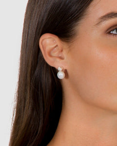 Fairley Pearl Sphere Stud Earrings