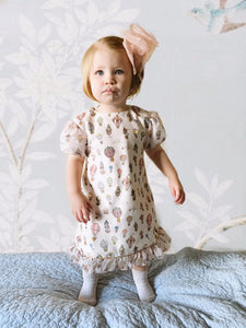 Atelier Choux Velour Party Dress - Size 12-18M