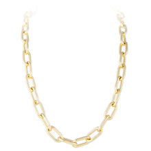 Load image into Gallery viewer, Fairley Crystal T-Bar Chain Necklace
