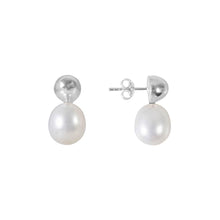 Load image into Gallery viewer, Fairley Pearl Sphere Stud Earrings
