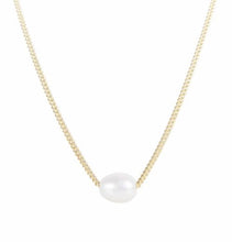 Load image into Gallery viewer, Fairley Mini Pearl Teardrop Necklace
