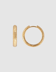 Fairley Antique Gold Maxi Hoop Earrings