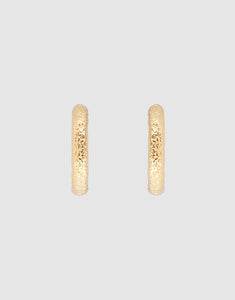 Fairley Antique Gold Maxi Hoop Earrings