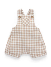 Load image into Gallery viewer, Purebaby Gingham Overall
